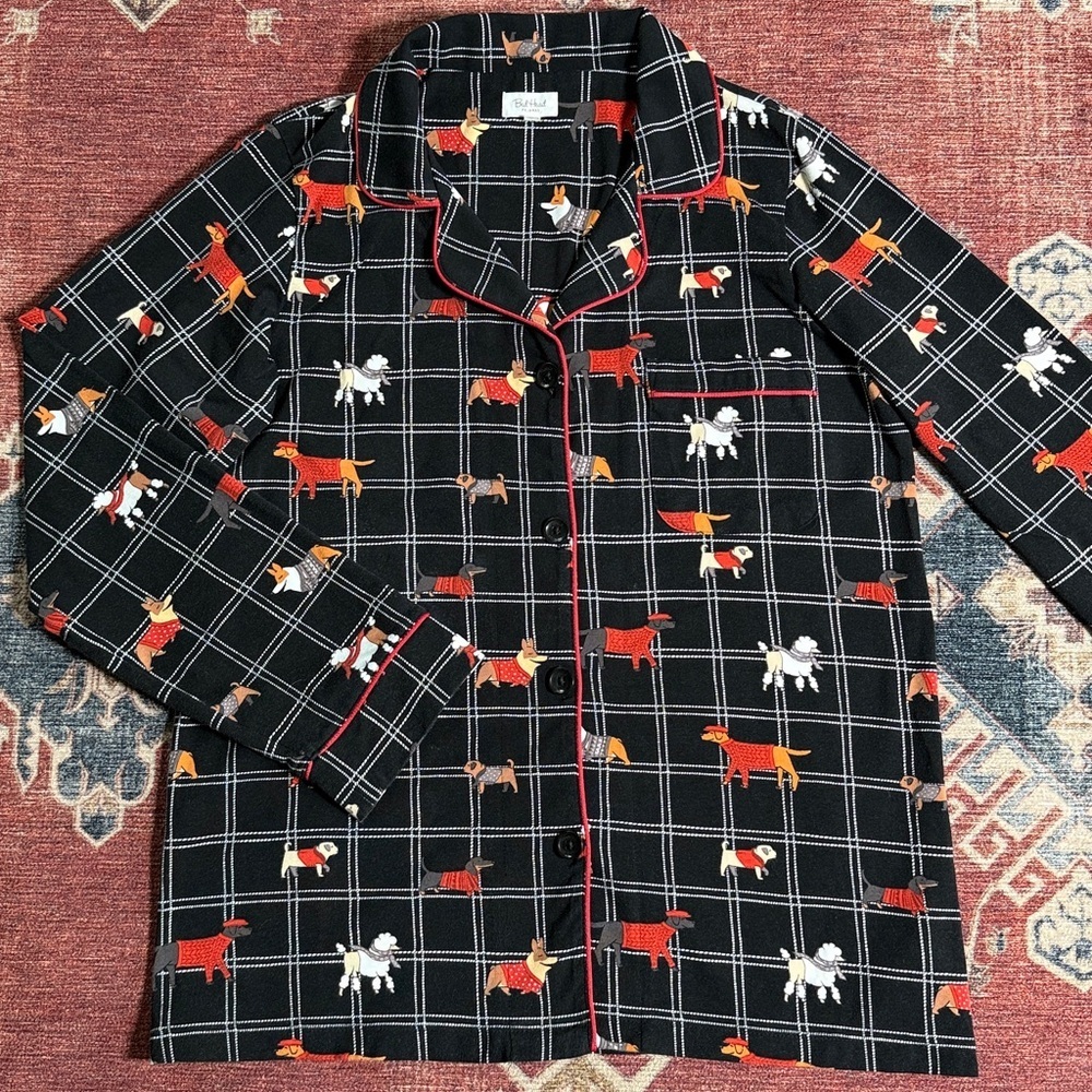 BEDHEAD Dog Print Pajama Set Size XS - Picture 4 of 13